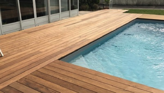 Réalisation d’une terrasse de 75m2 en bois exotique (Ipé)