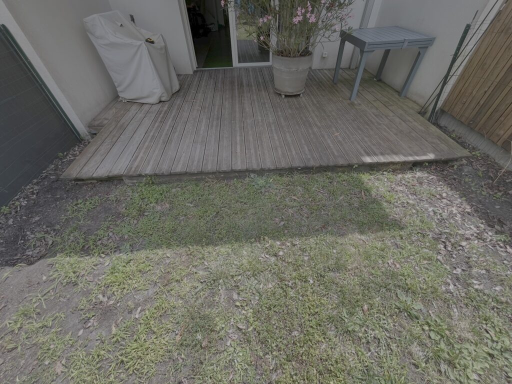 Réalisation d’une Terrasse Grès Cérame 20m2 sur Ossature Acier Inox à Mérignac