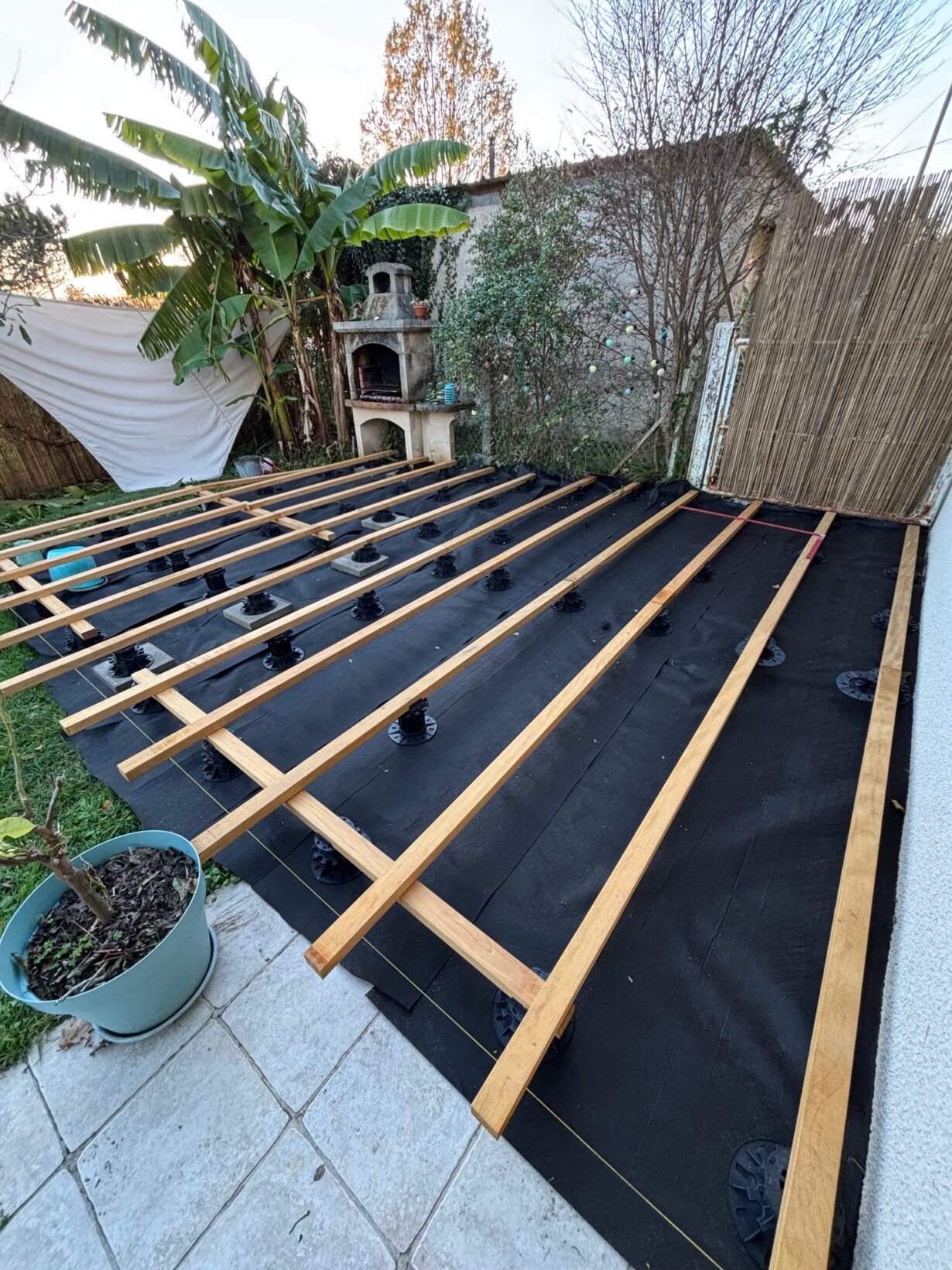 Une superbe réalisation  : Terrasse en bois exotique Itauba