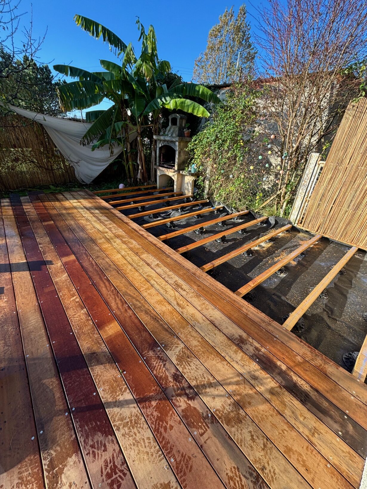 Une superbe réalisation  : Terrasse en bois exotique Itauba