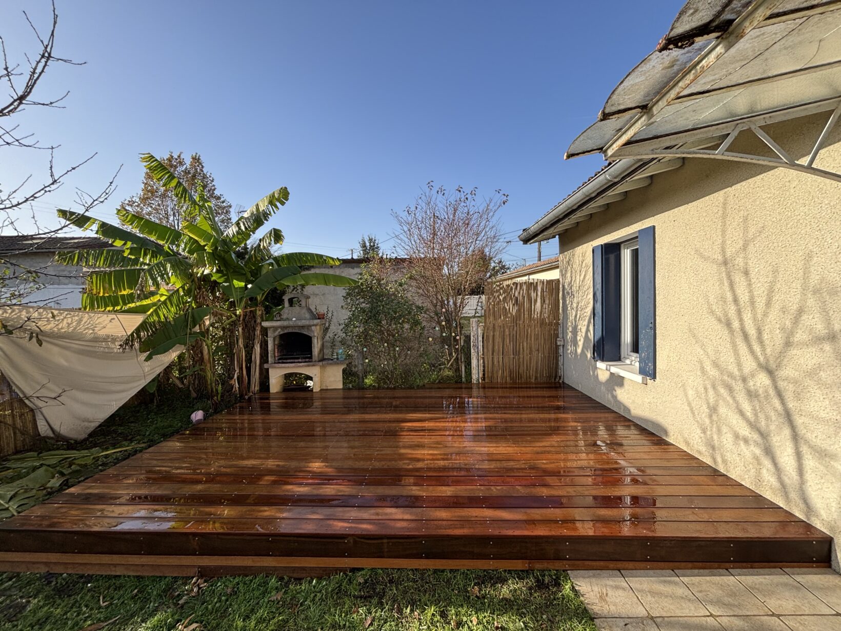 Une superbe réalisation  : Terrasse en bois exotique Itauba