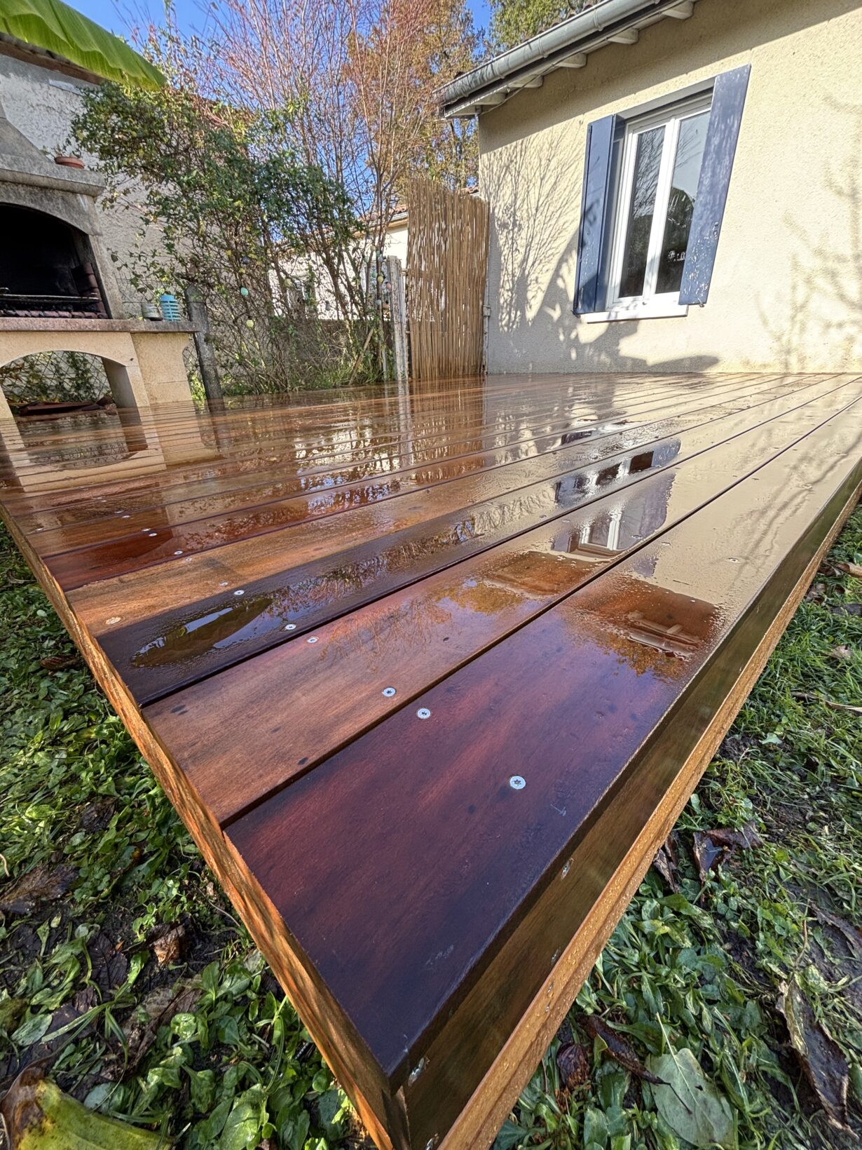 Une superbe réalisation  : Terrasse en bois exotique Itauba